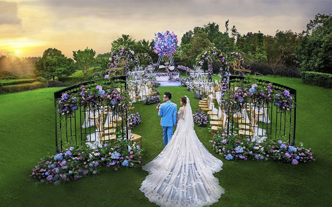 清新紫色-处女座新娘 处女座设计师=完美婚礼