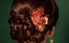 中式新娘造型步骤图解