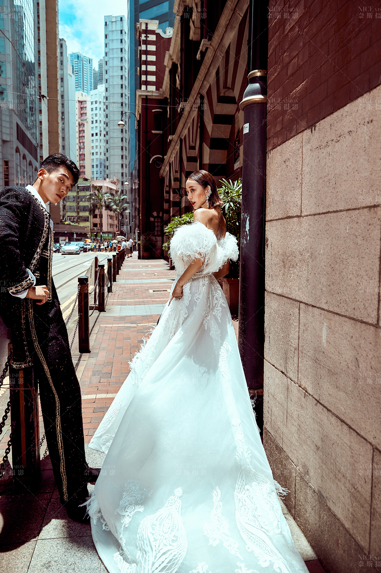 【奈斯映画】时尚婚纱街拍系列推荐