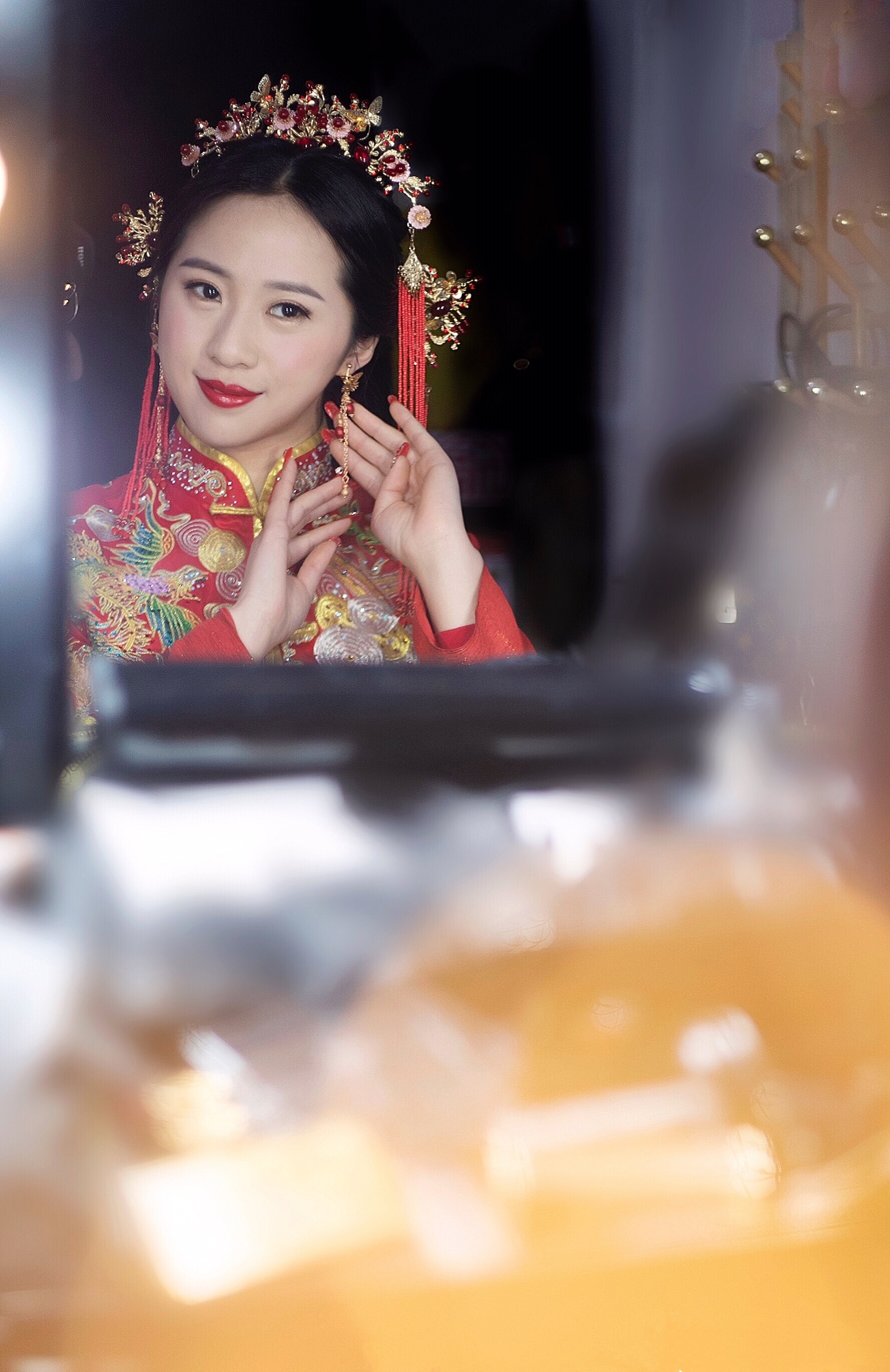 #简漫美妆#红妆，中式婚礼的古典美