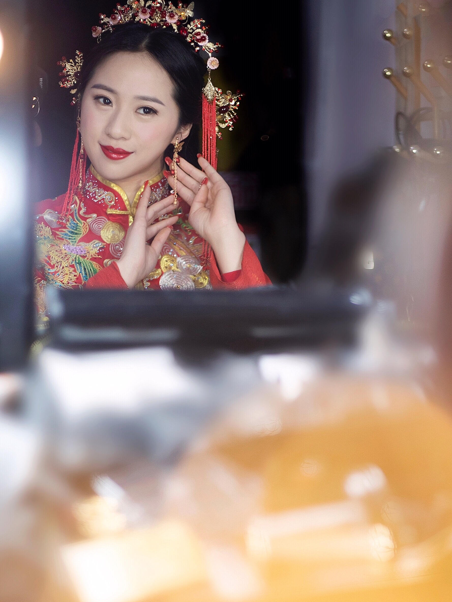 #简漫美妆#红妆，中式婚礼的古典美