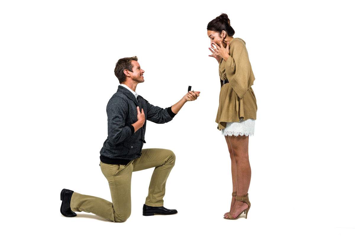 求婚的正确姿势图片