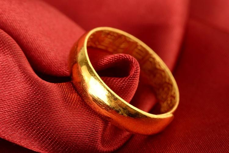 结婚用黄金戒指价格多少一克