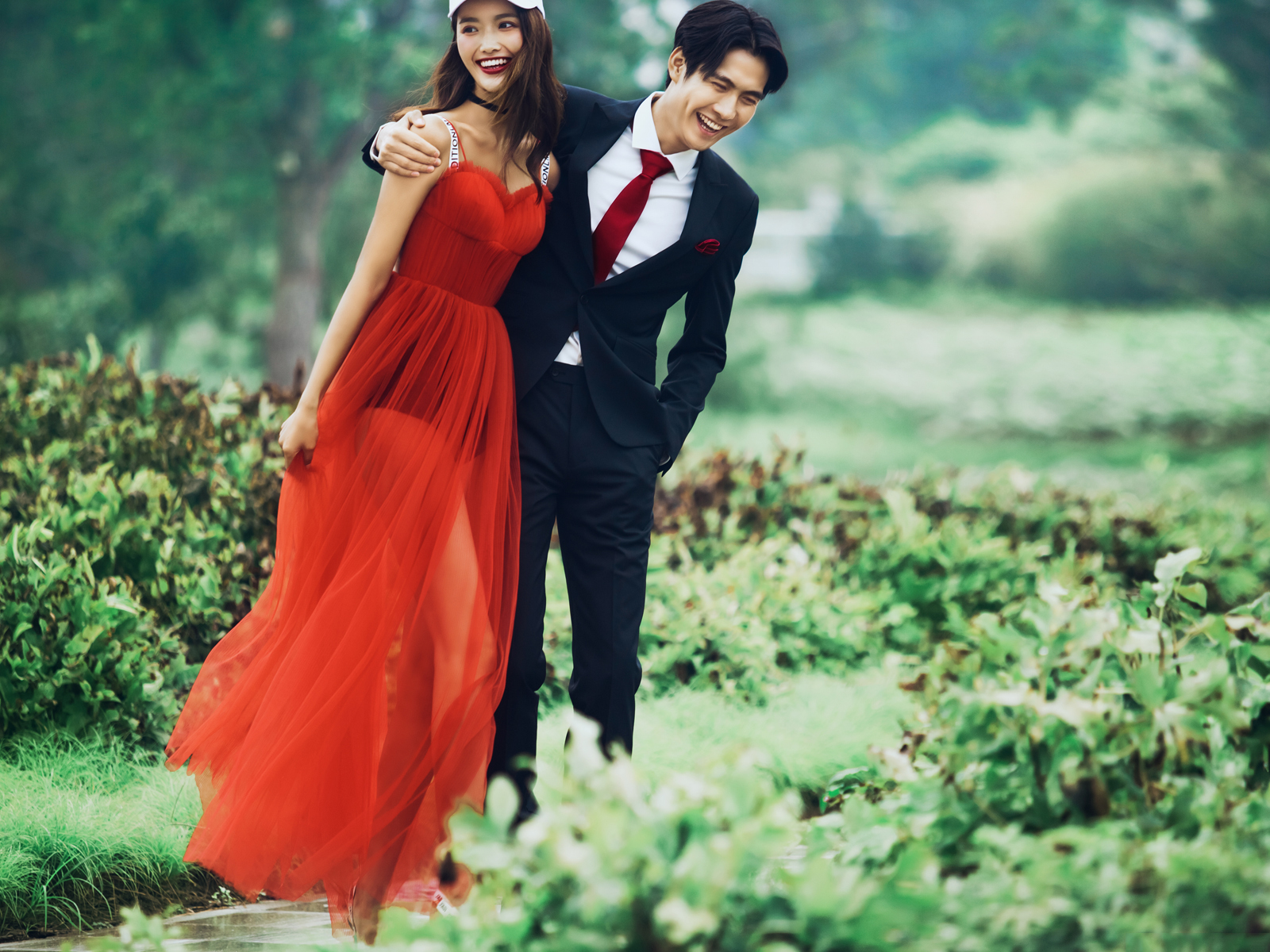 蒙娜丽莎映象婚纱摄影——公园外拍