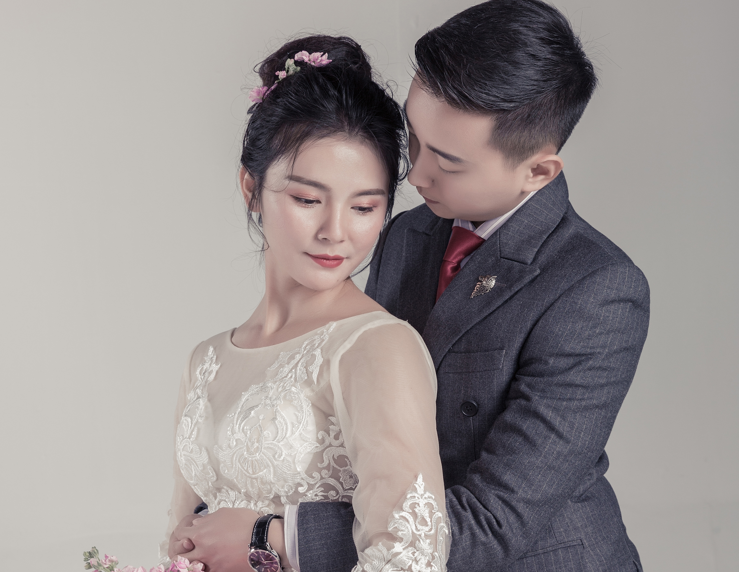 河源一米攝影，微復(fù)古婚紗室內(nèi)拍攝