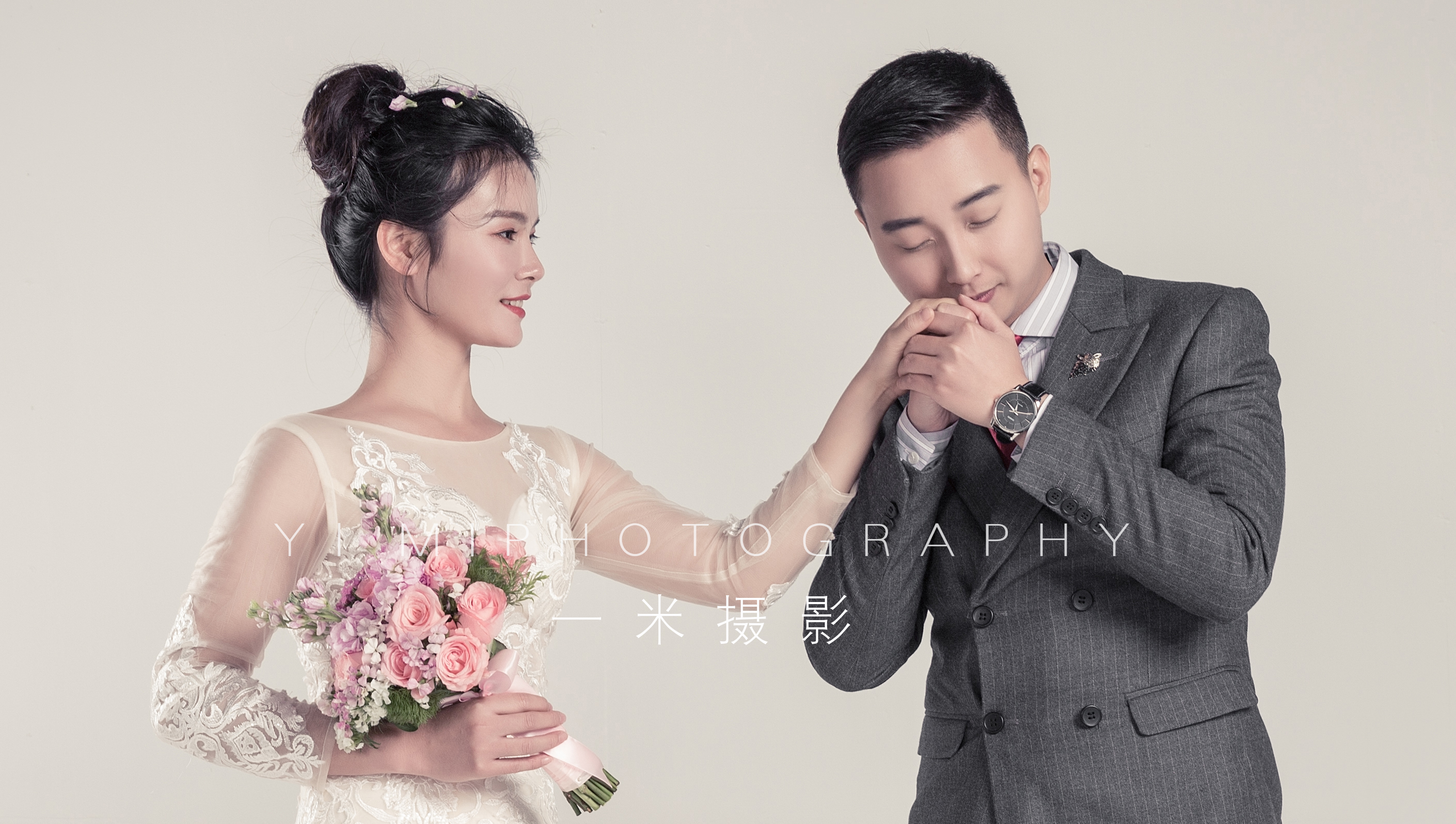 河源一米攝影，微復(fù)古婚紗室內(nèi)拍攝