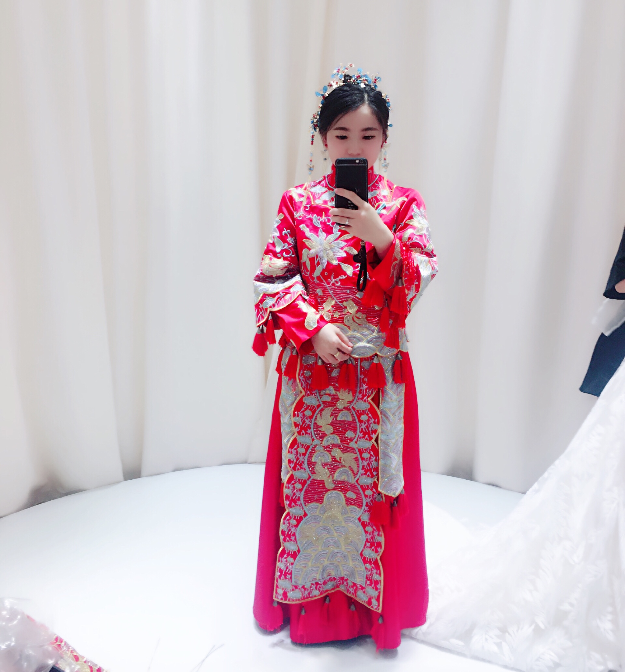 3秒瘦10斤的婚纱显瘦套路，我试了试，灵！