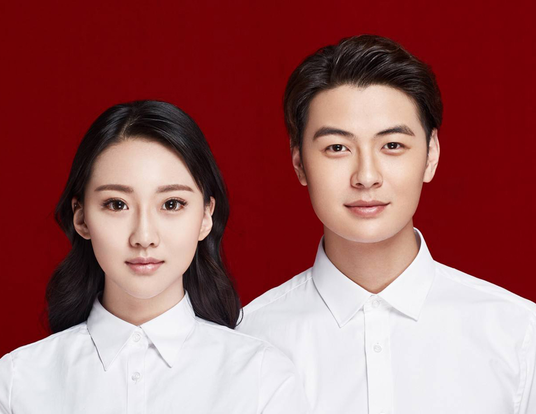 唯美证件结婚登记照通用版
