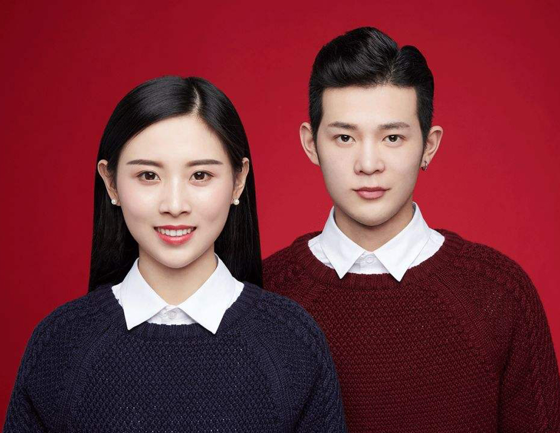 唯美证件结婚登记照通用版