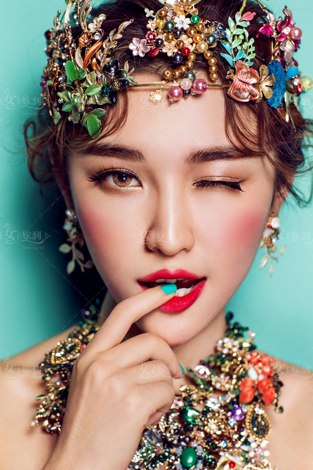 女王嫁到跟妆造型--玛奇朵