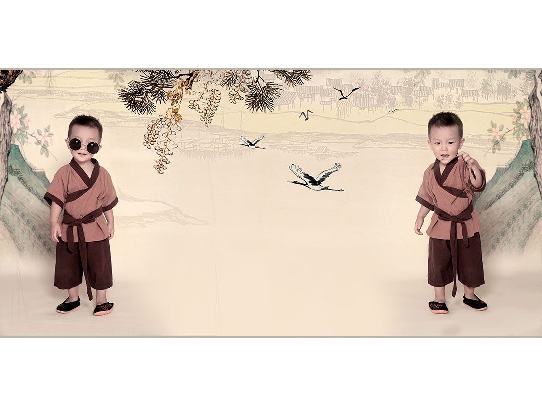 超值寶寶照*童年成長(zhǎng)記憶-國(guó)畫(huà)風(fēng)-花仙子兒童攝影