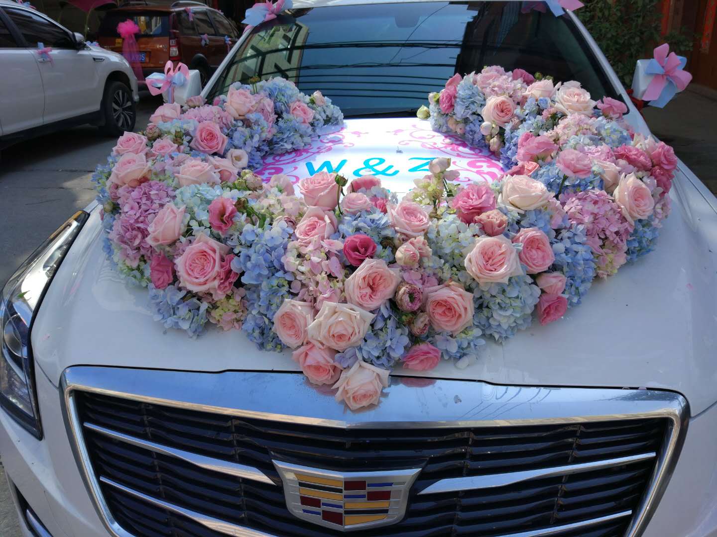 朝与暮花艺 主题定制花车套餐 花车手棒花胸花 的套餐 婚礼纪