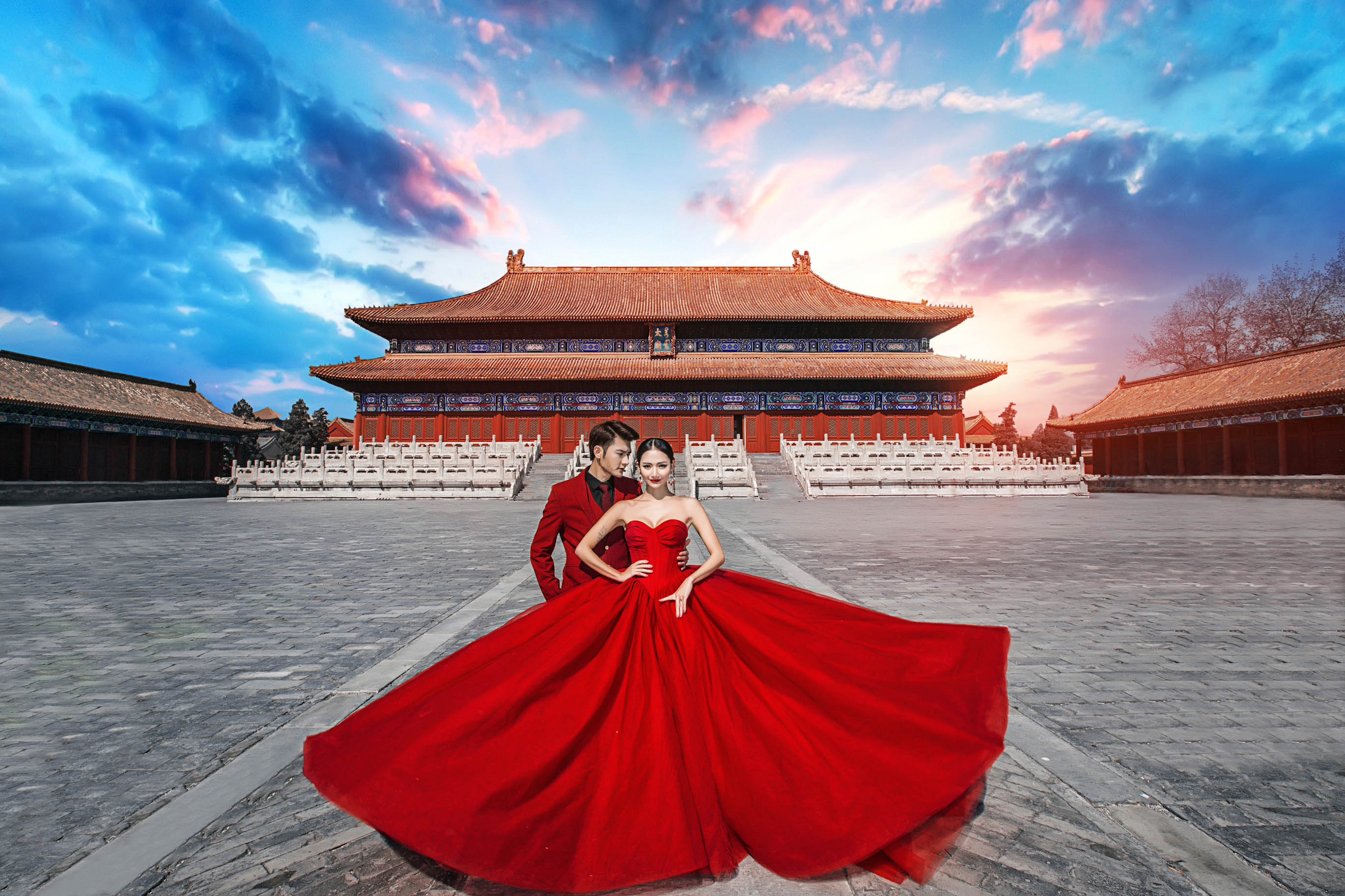 潮旅拍婚紗照雙內(nèi)景+雙外景拍攝+店長(zhǎng)推薦套餐
