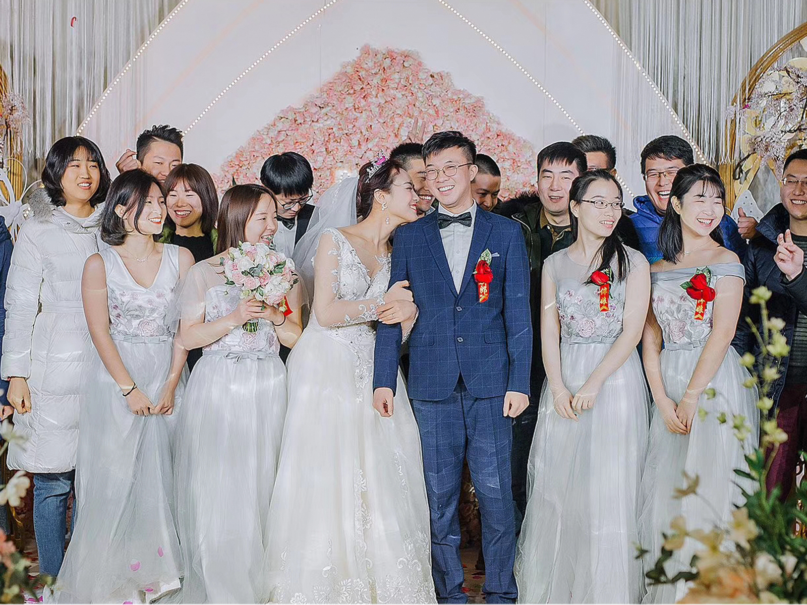 欣薇婚纱 跟妆 婚礼现场