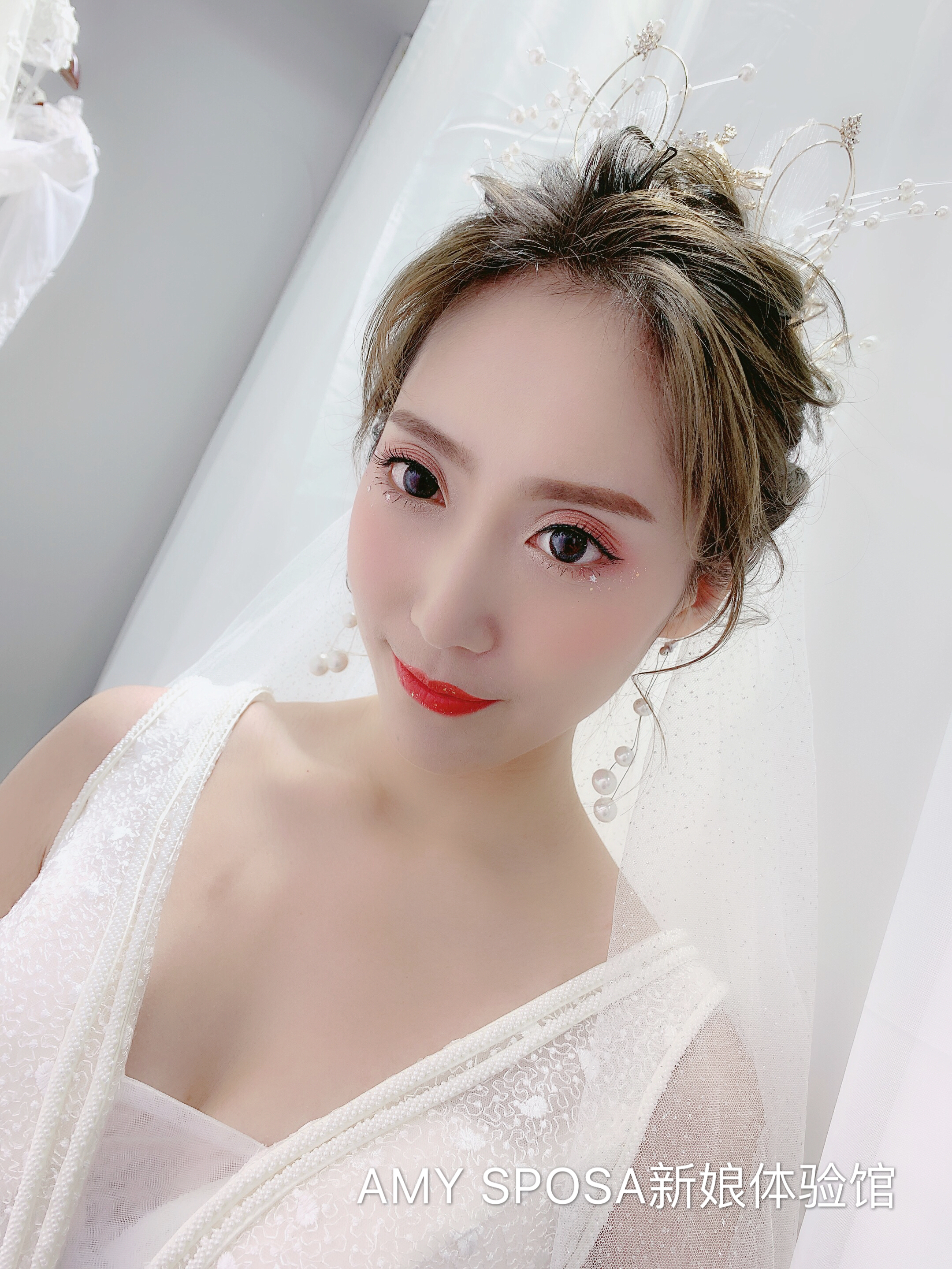 【AMY  新娘试妆客片】可爱气质小姐姐#