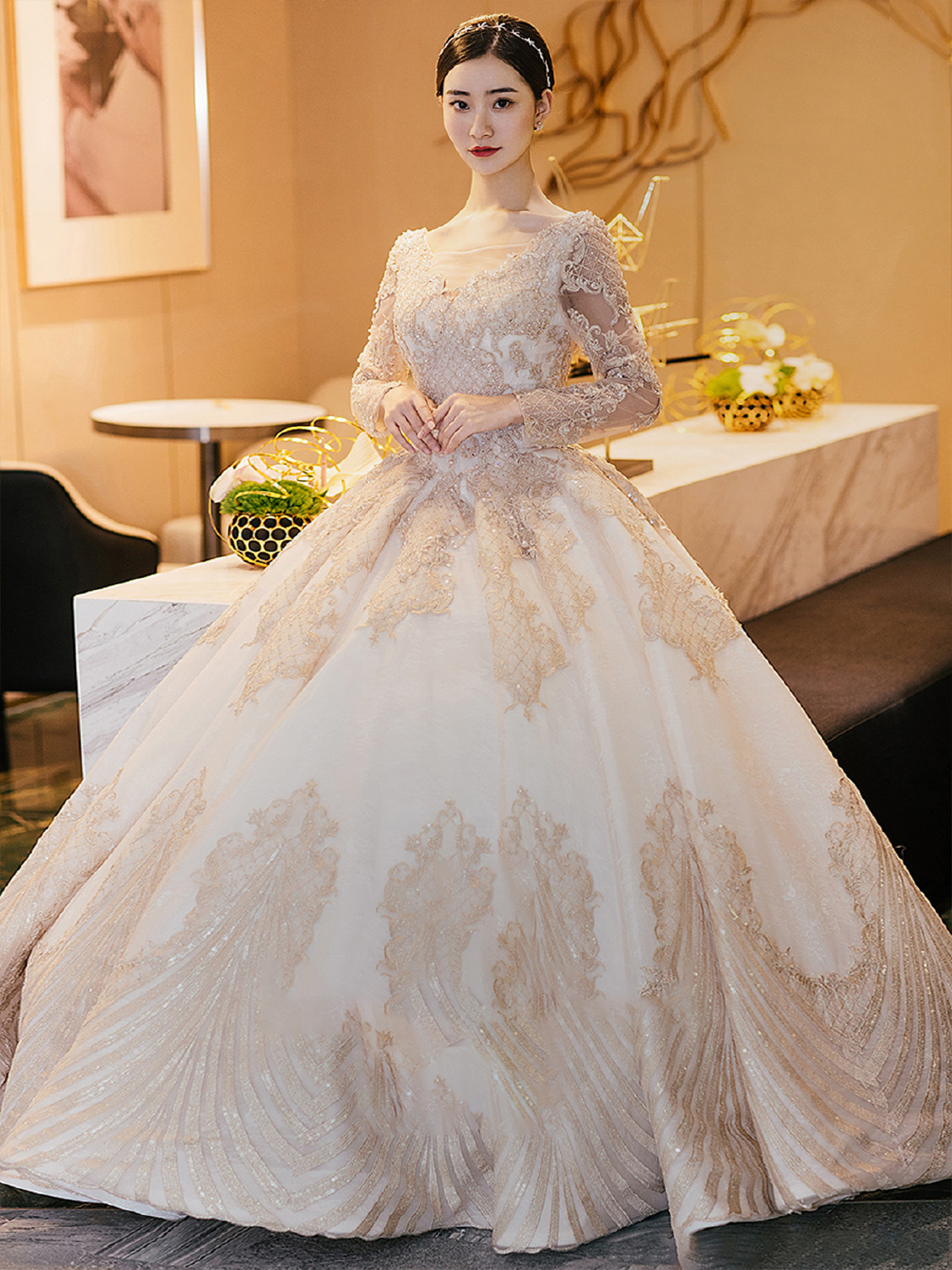 设计师款仪式纱2019初心系列