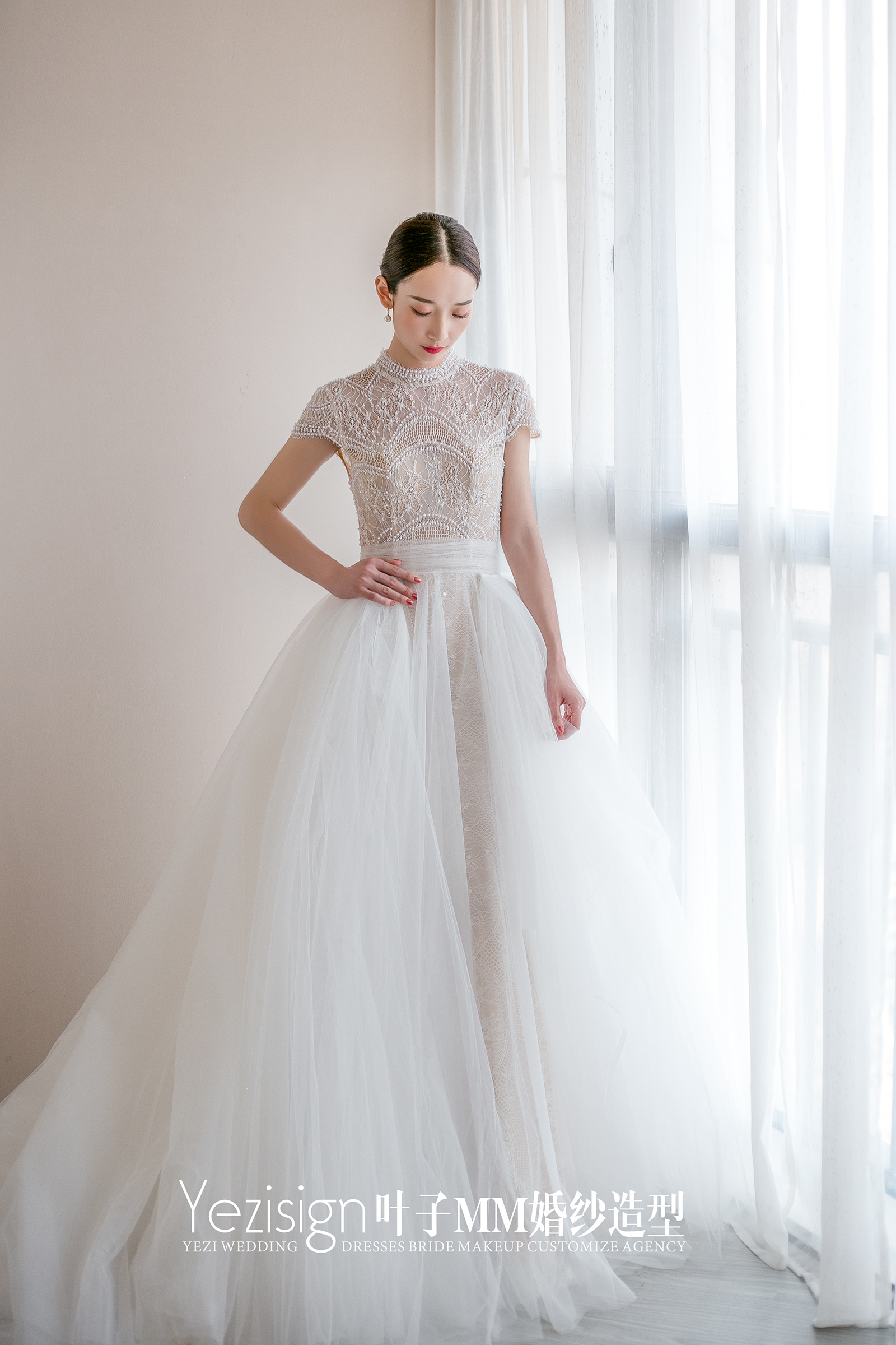 【叶子mm】 店内新娘试纱分享