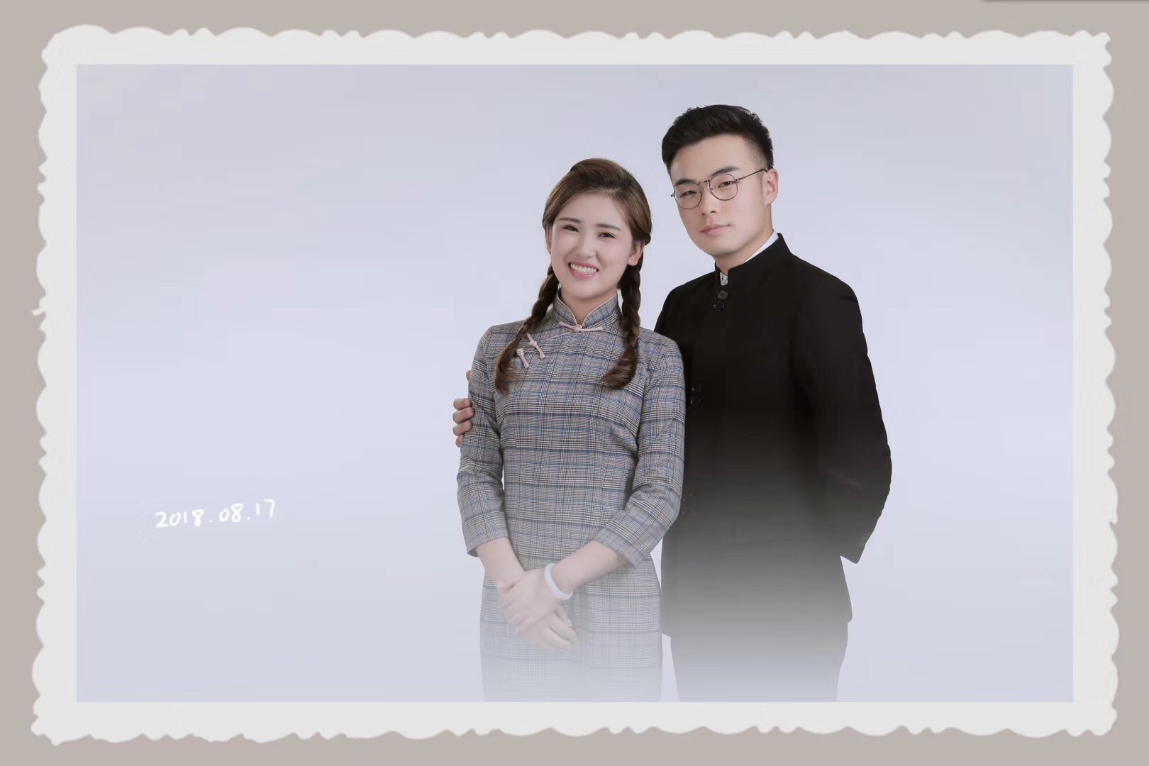 长春风度影社复古民国明星证件照登记照