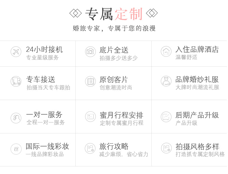 滟华容三亚旅拍婚纱摄影+送1晚五星住宿