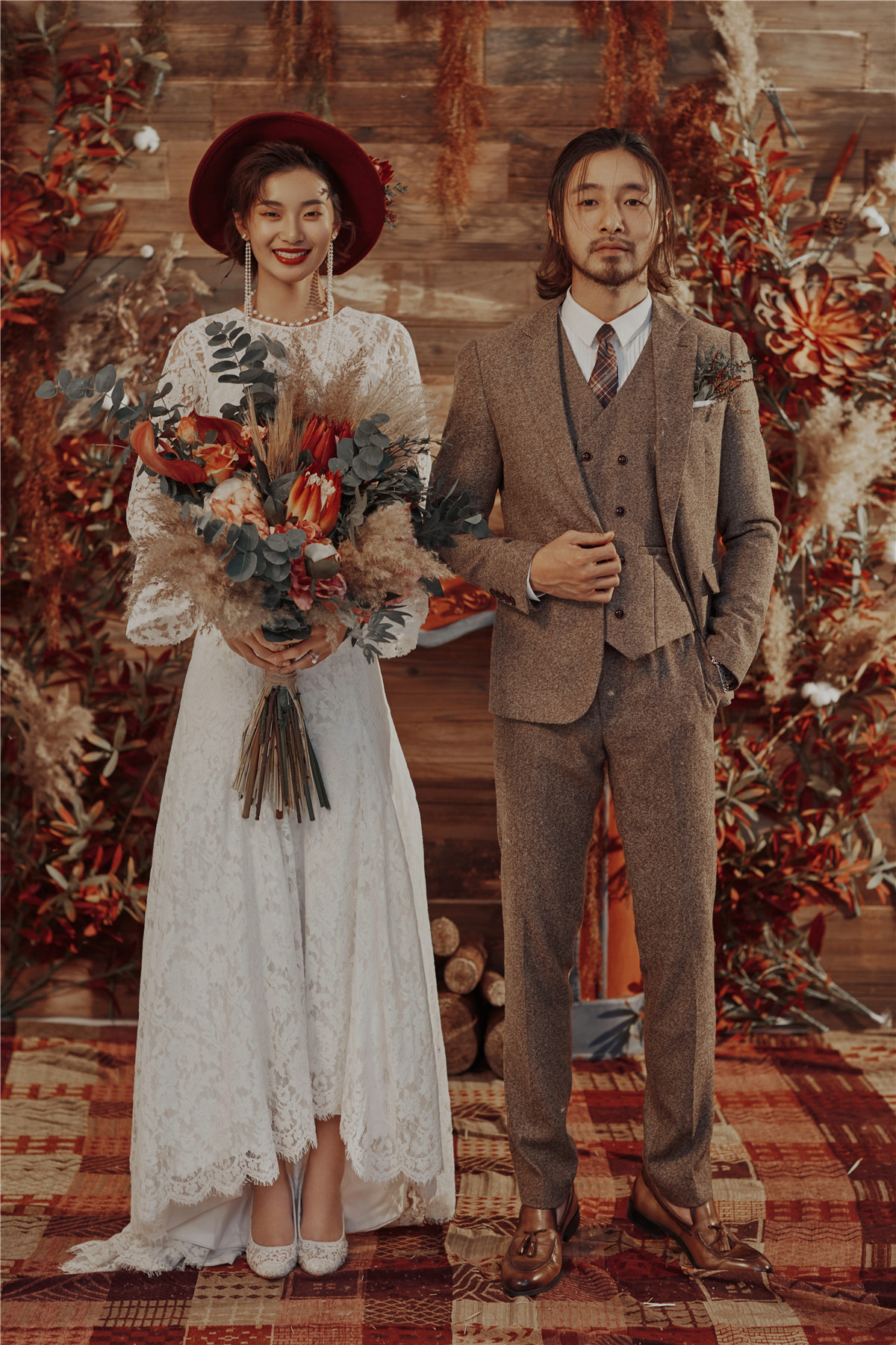 花禾森系A套餐专业技术团队高端时尚个性定制婚纱照