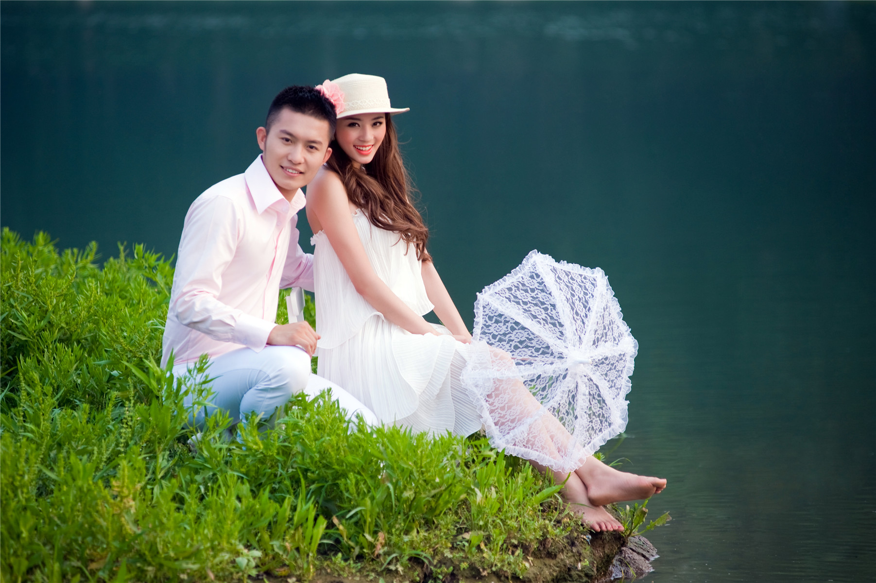 【湖光山色】幸福感满满，专属你们的婚纱照