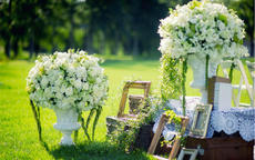 婚礼花艺布置图片 婚礼现场花艺布置要多少钱