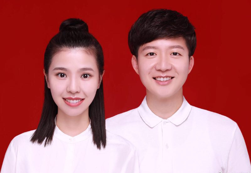 蕞美結婚登記照蕞美證件照