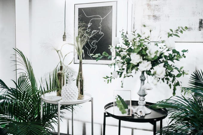 白色系创意几何ins风个性 婚礼