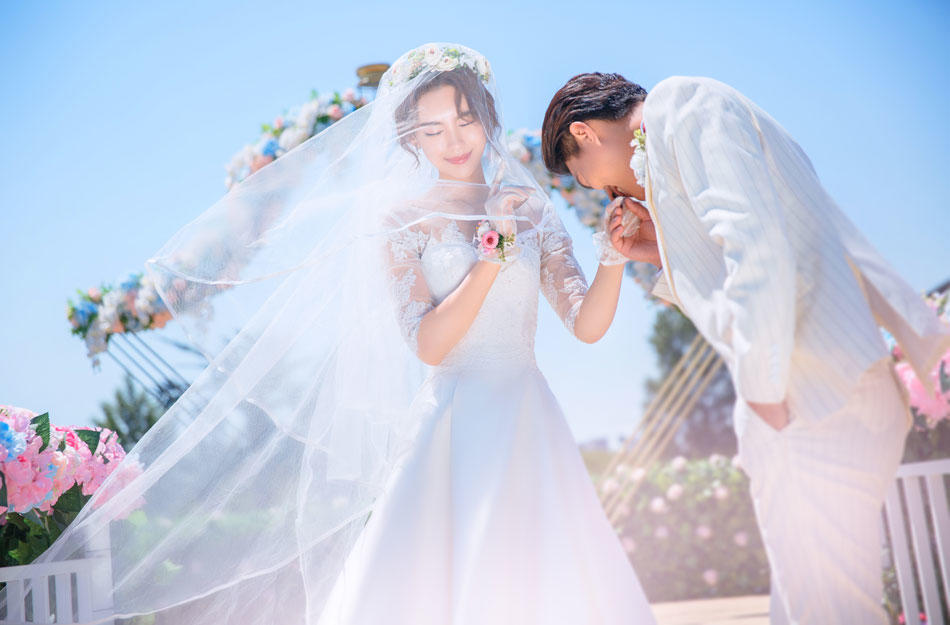 【三亚】旅拍婚纱照碧海蓝天蜜月婚照一价全包