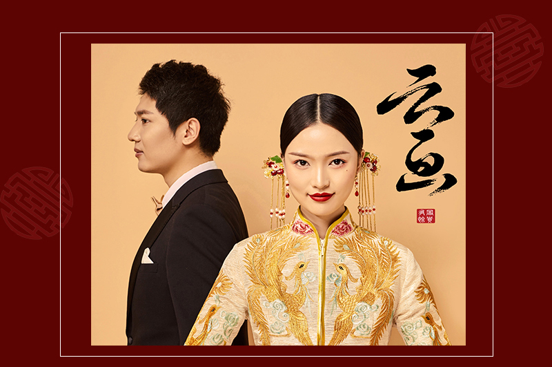 “精致国风”时尚特制婚纱照
