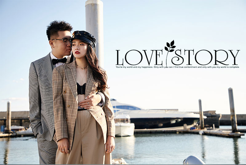 “LOVE STORY”时尚特制婚纱照