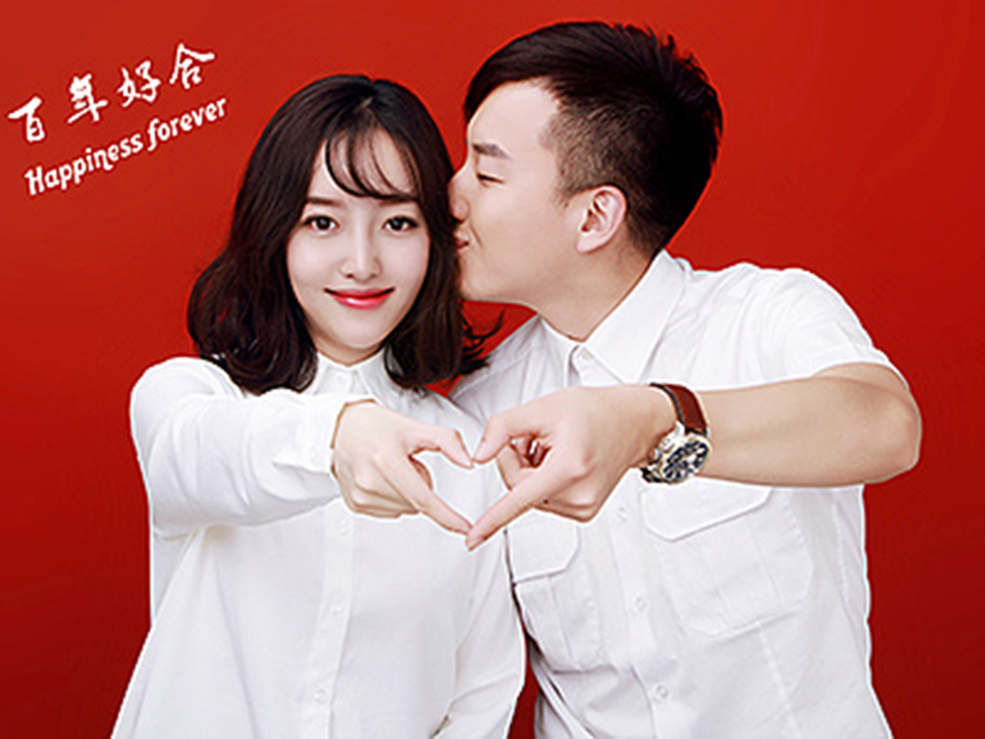 精致结婚登记照+花絮照拍摄