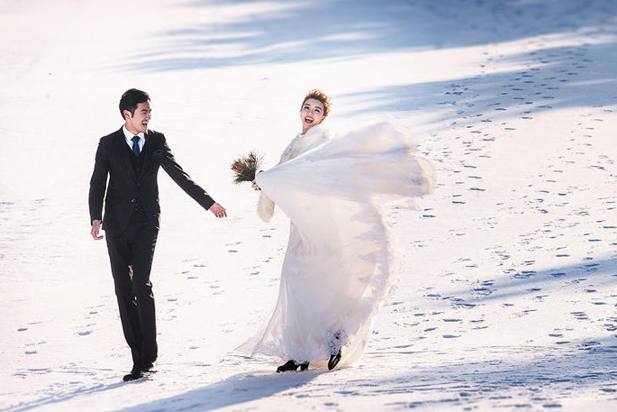 冬季青岛雪景婚纱照拍摄攻略