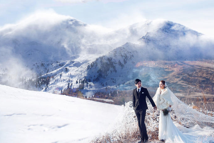 冬季青岛雪景婚纱照拍摄攻略