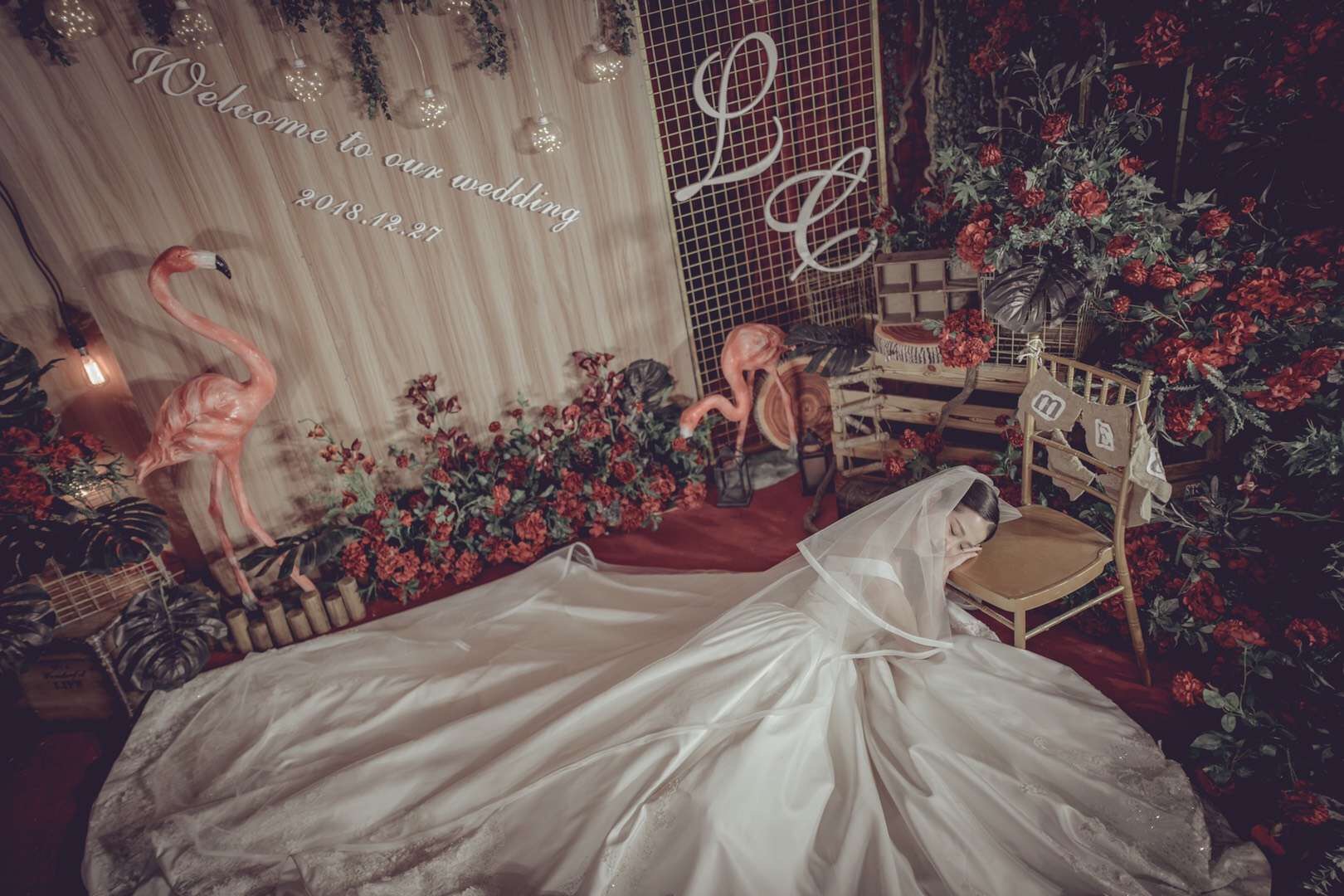 婚纱礼服 跟妆造型    