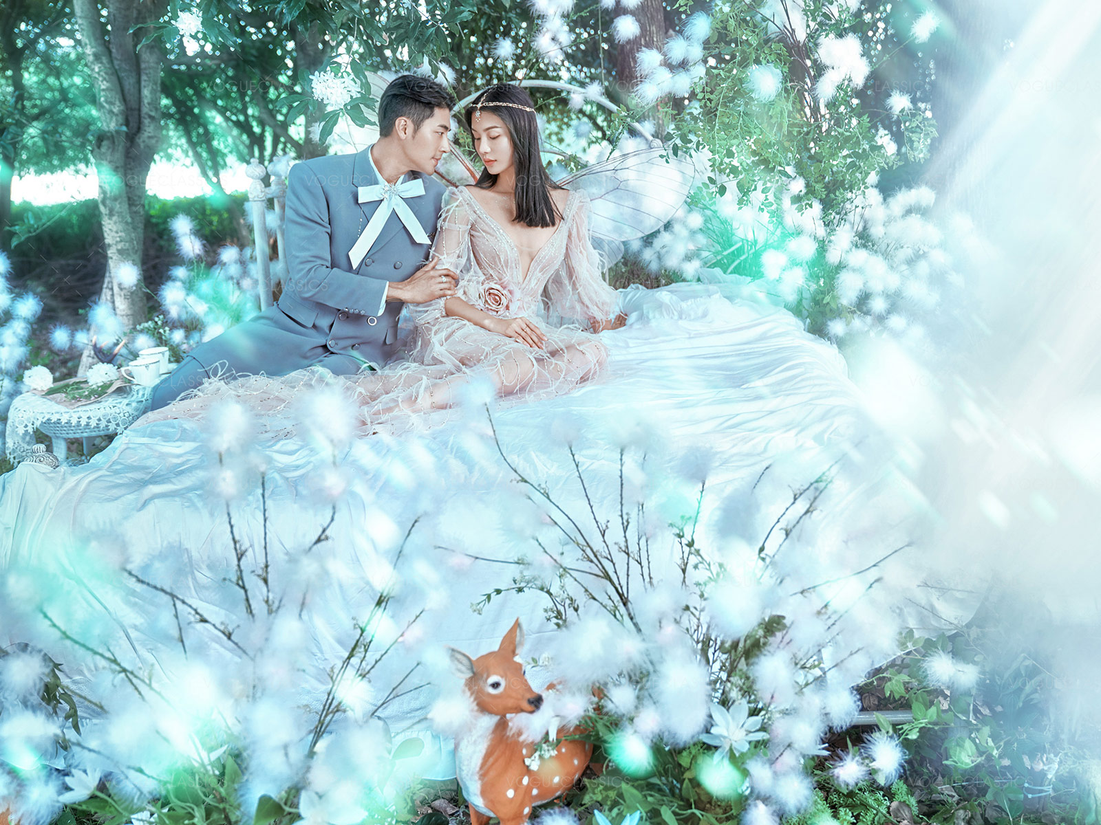 时尚经典婚纱摄影(太原街店)案例 -浪漫森系风·【森系花仙子】【婚礼