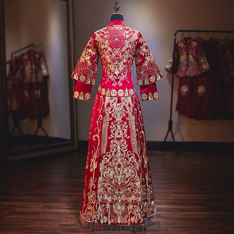 【澜西家】精致刺绣款中式裙褂