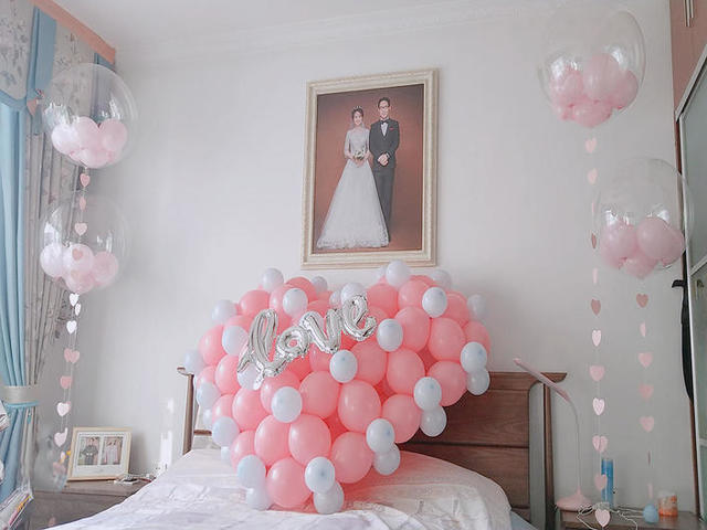 婚纱照婚房布置