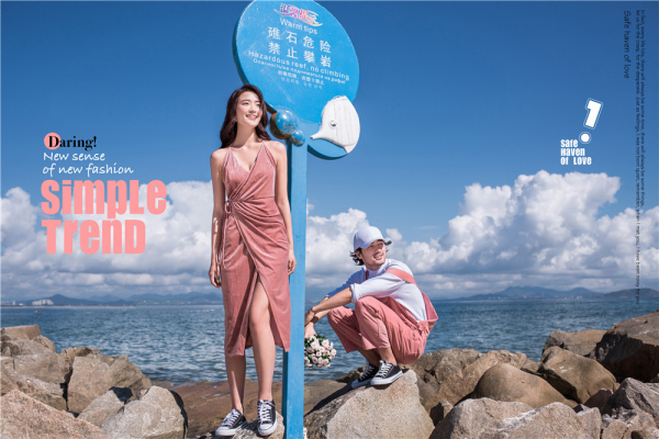 /青岛海边婚纱照 /青岛海边婚纱照