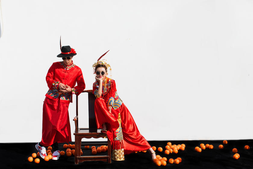 后古中国风婚纱照