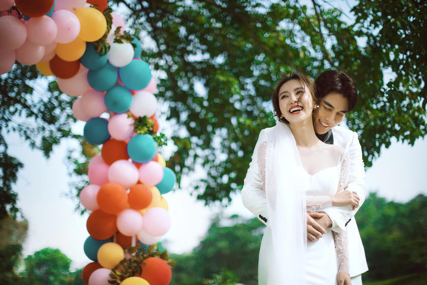 国色佳人婚纱照