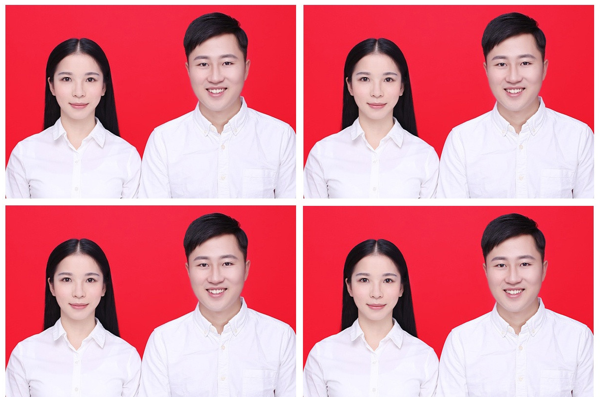 结婚登记照  个人形象照