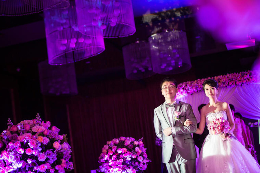 紫色婚禮主題如何布置？紫色婚禮布置圖片