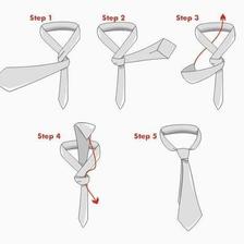 标准打领带的方法图解（超详细！）