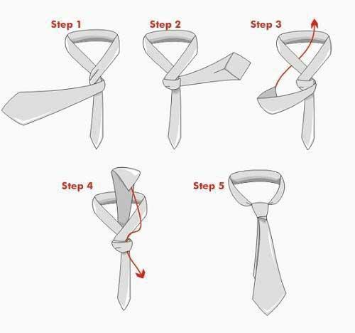 标准打领带的方法图解