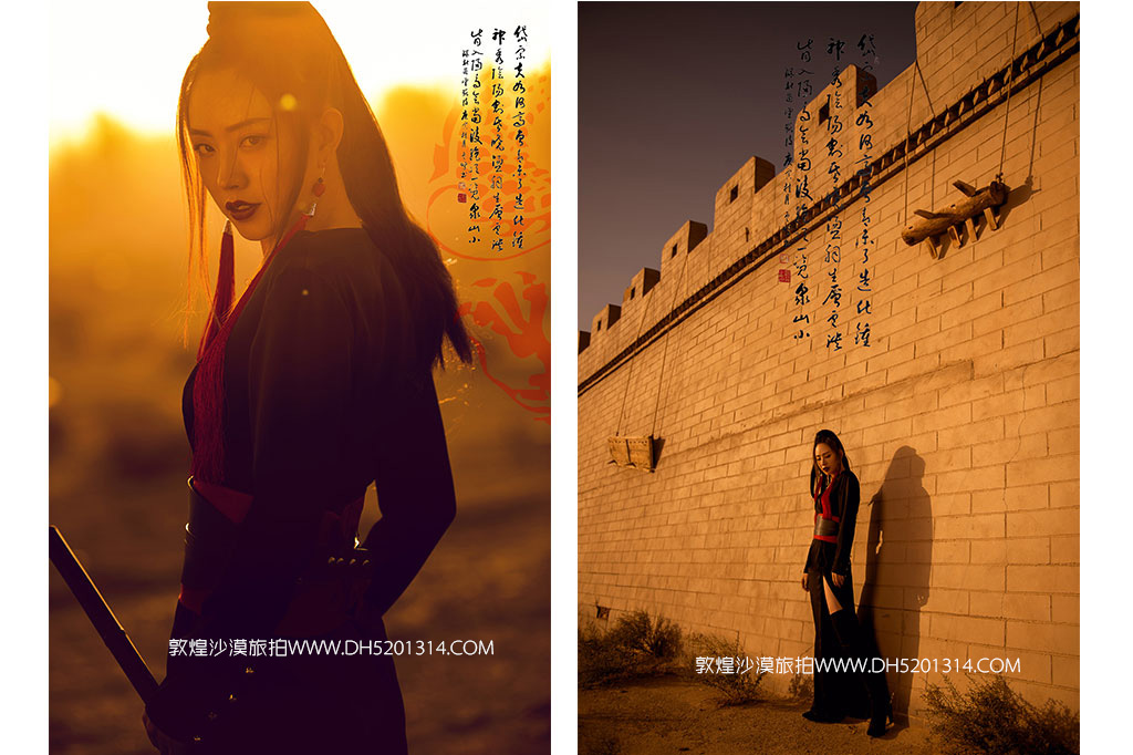 敦煌沙漠婚纱旅拍 摄影总监一对一拍摄 4服4造