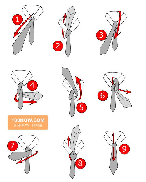 超实用领带打法步骤图解 学打领带，这2种方法就够了！
