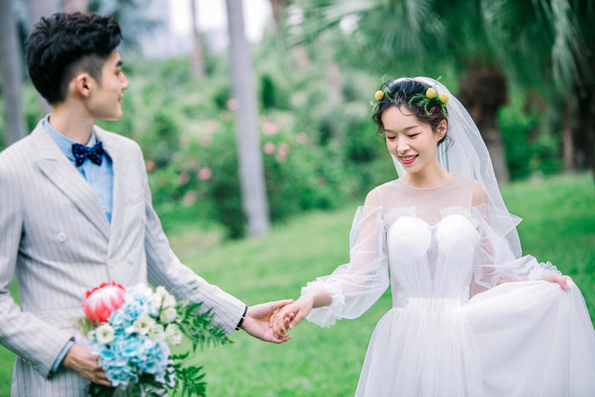 小清新婚纱照