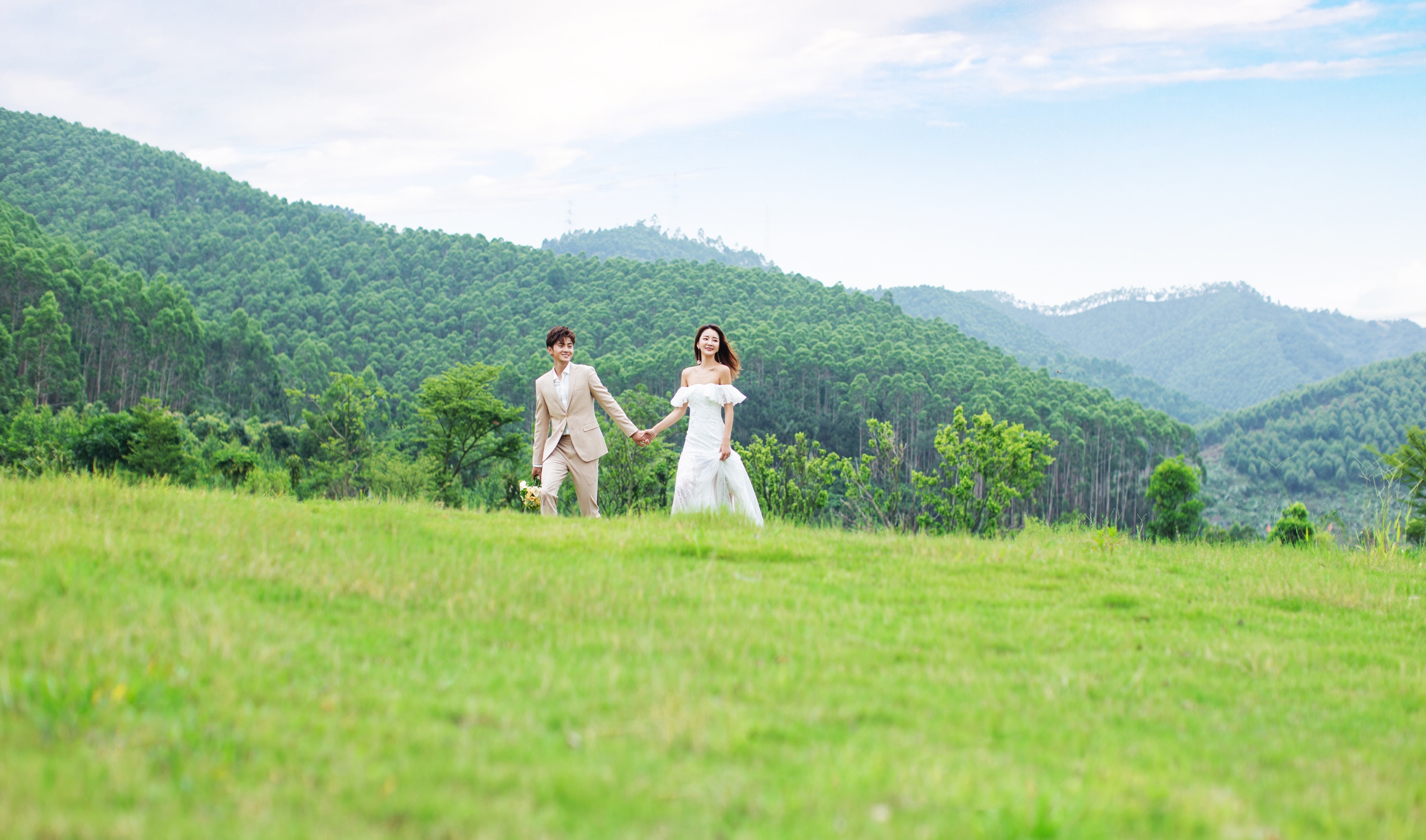 江门婚纱照韩式简约大气唯美婚纱照