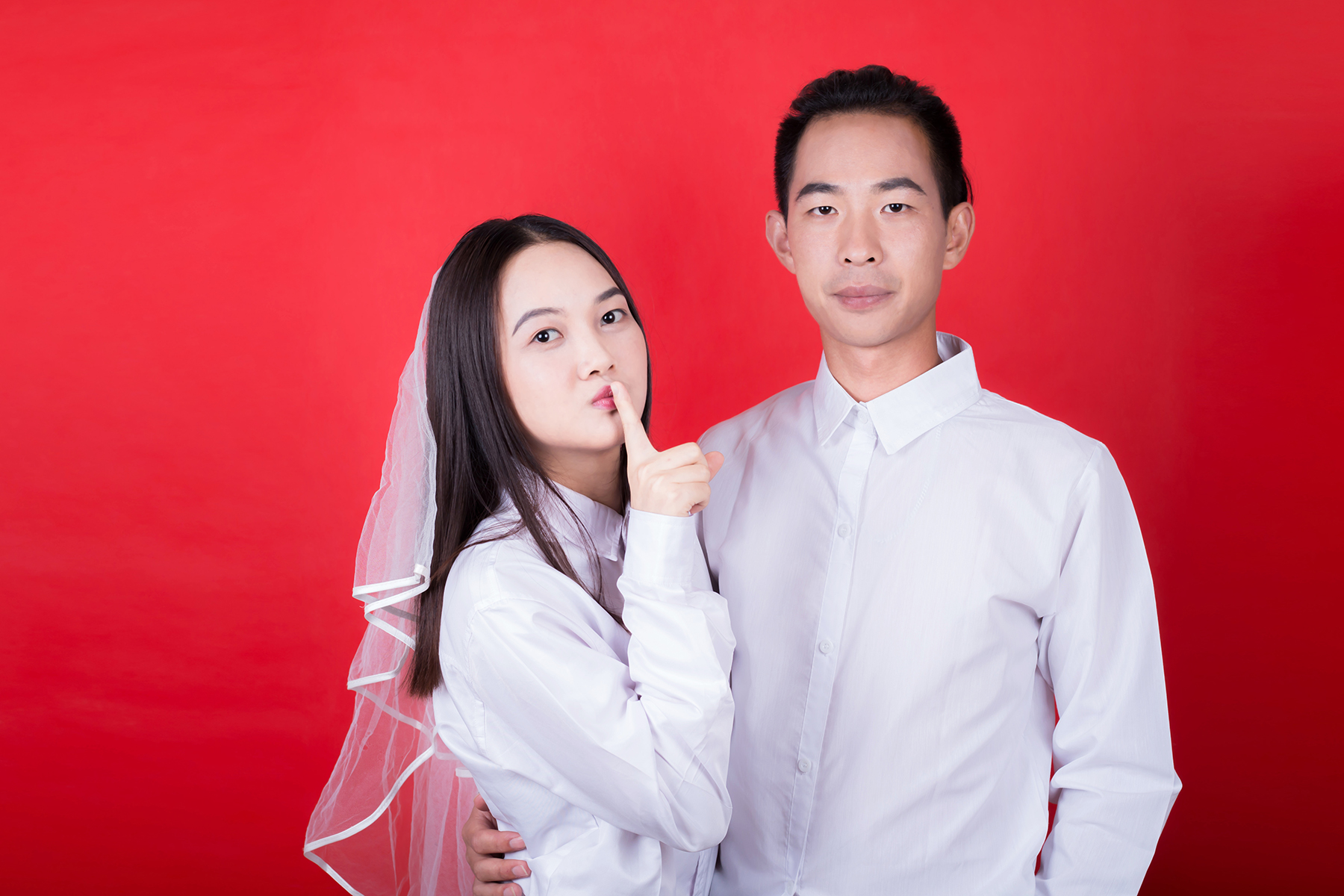 最美结婚登记照，花样拍摄